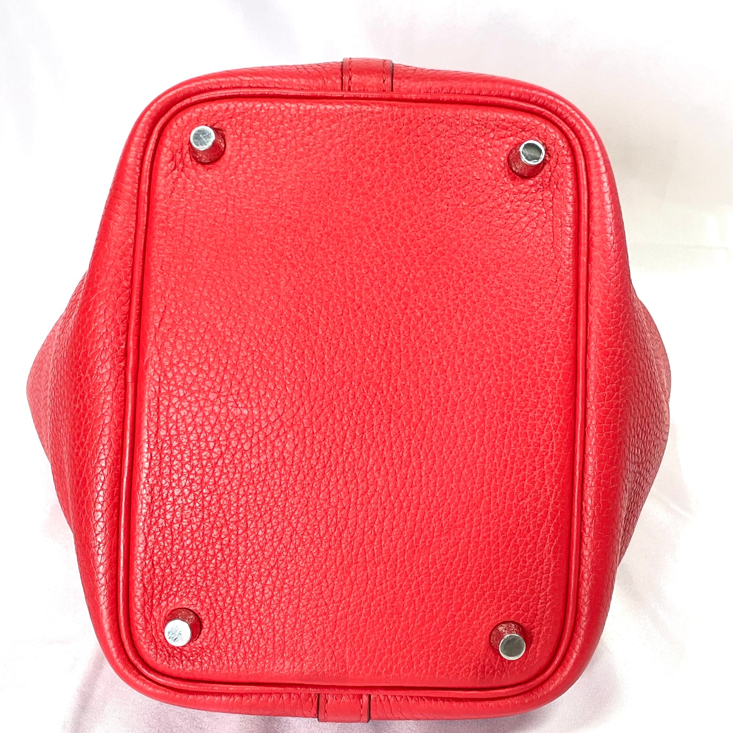 【中古美品】エルメス ピコタン PM ルージュカザック クレマンス