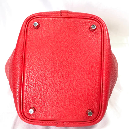 【中古美品】エルメス ピコタン PM ルージュカザック クレマンス