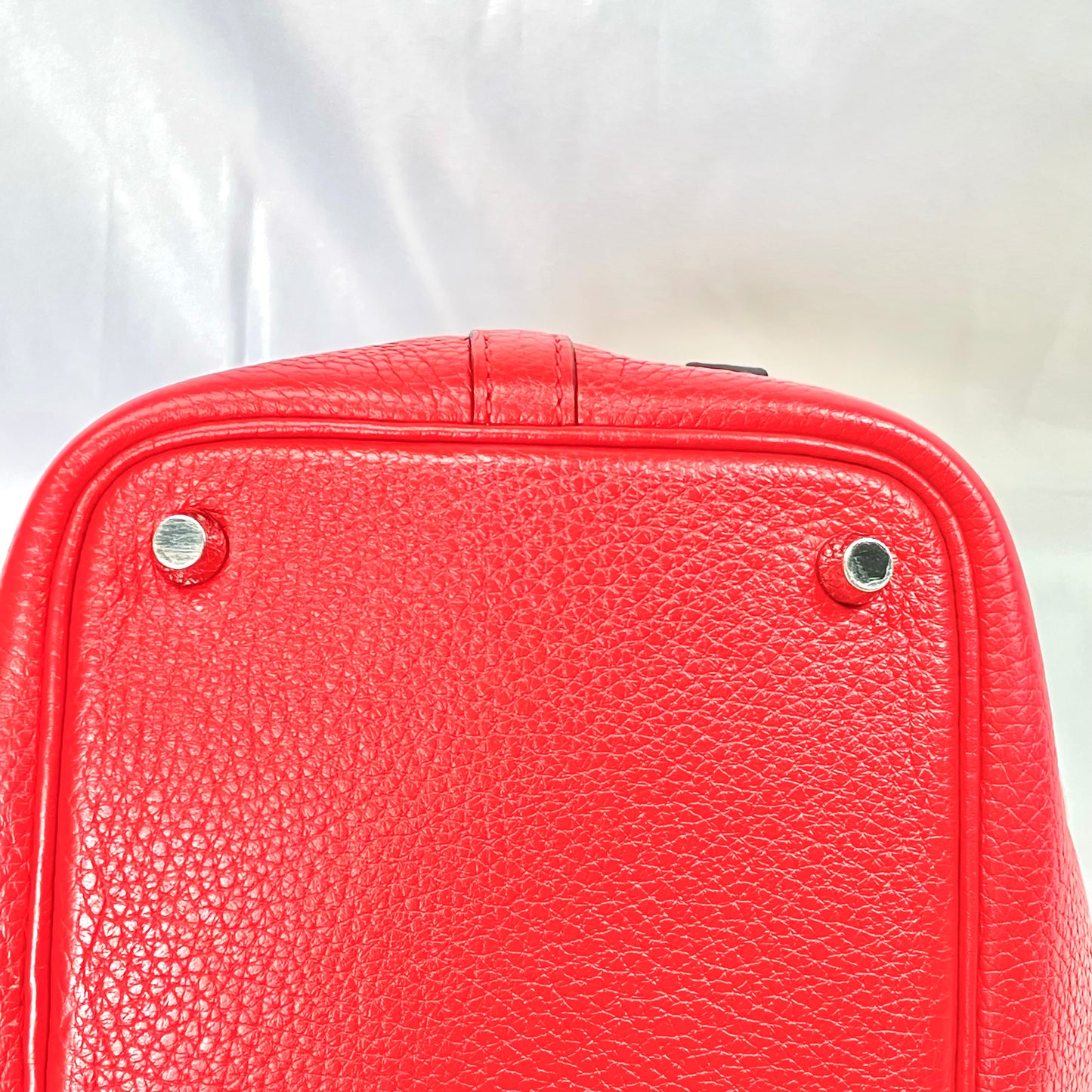 【中古美品】エルメス ピコタン PM ルージュカザック クレマンス