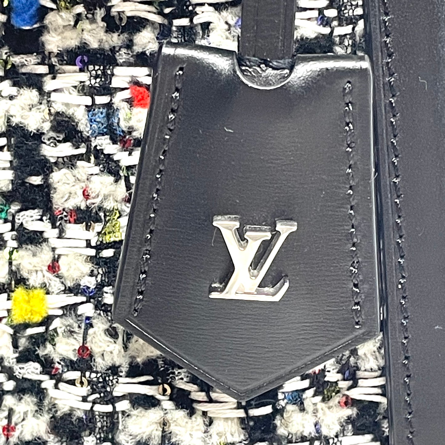 【中古美品】LOUIS VUITTON ルイヴィトン LVアーク ハンドバック マルチカラー ツイード M55501