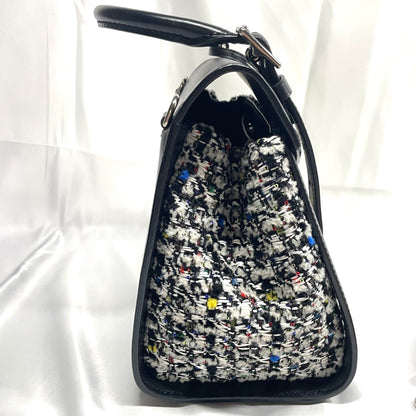 【中古美品】LOUIS VUITTON ルイヴィトン LVアーク ハンドバック マルチカラー ツイード M55501