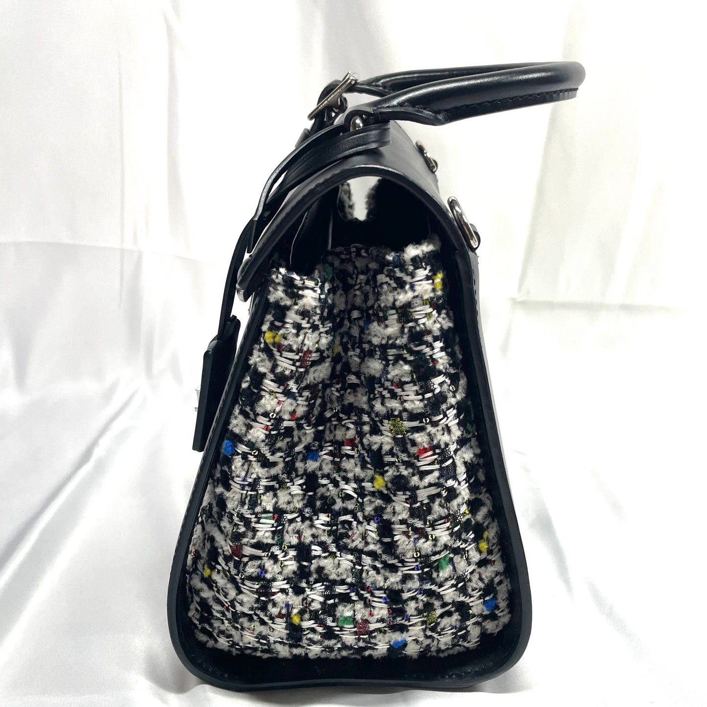 【中古美品】LOUIS VUITTON ルイヴィトン LVアーク ハンドバック マルチカラー ツイード M55501