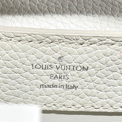 【中古美品】LOUIS VUITTON ルイヴィトン カプシーヌ ミニ ハンドバッグ トリヨンレザー ホワイト