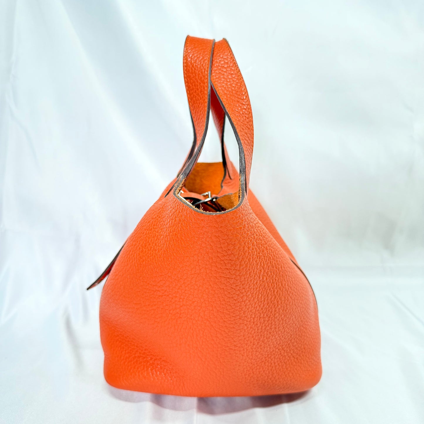 【中古C】エルメス ピコタン PM オレンジ トリヨン
