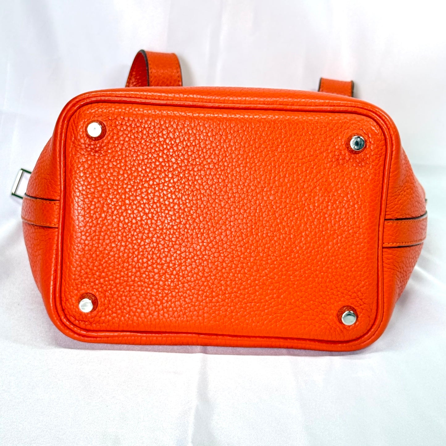 【中古C】エルメス ピコタン PM オレンジ トリヨン