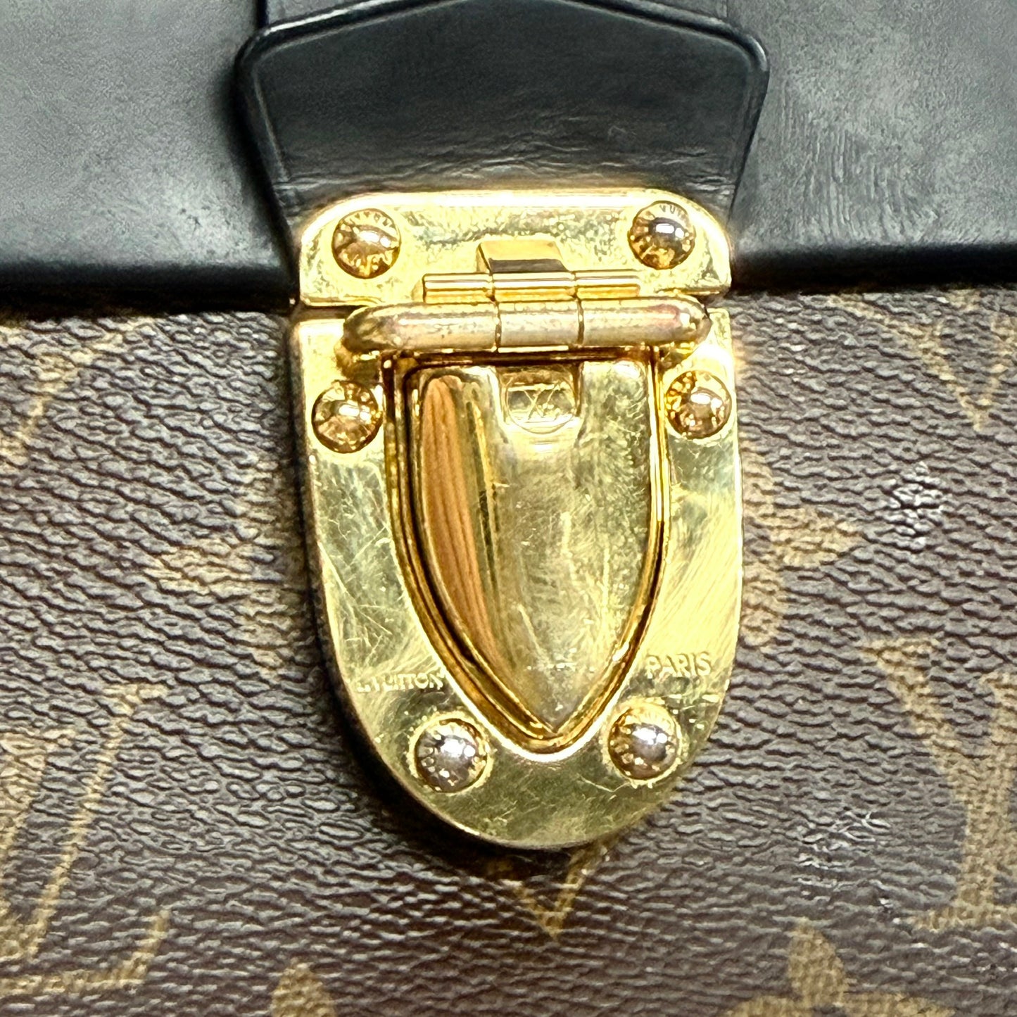 【中古B】ルイヴィトン ワンハンドル フラップバッグ MM モノグラム M43125