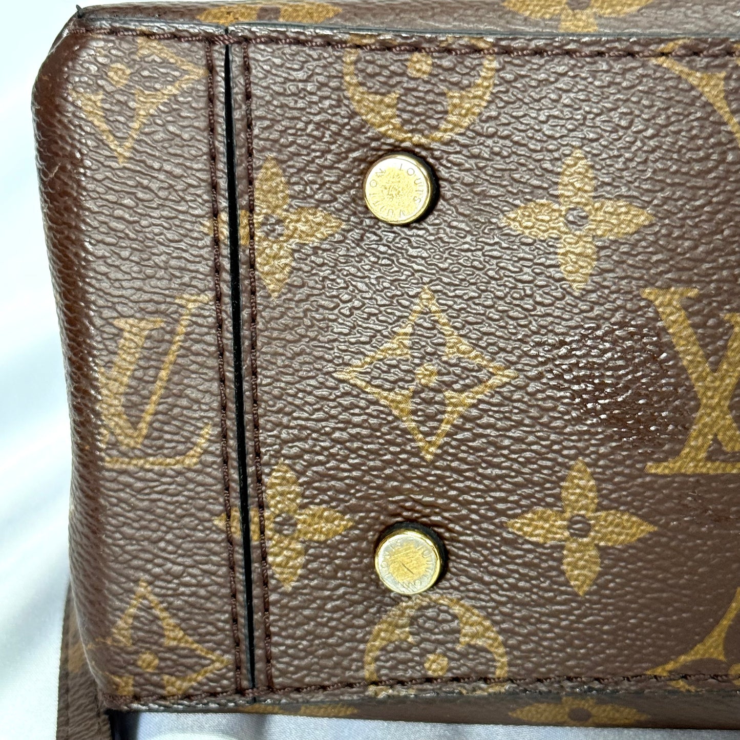 【中古B】ルイヴィトン ワンハンドル フラップバッグ MM モノグラム M43125