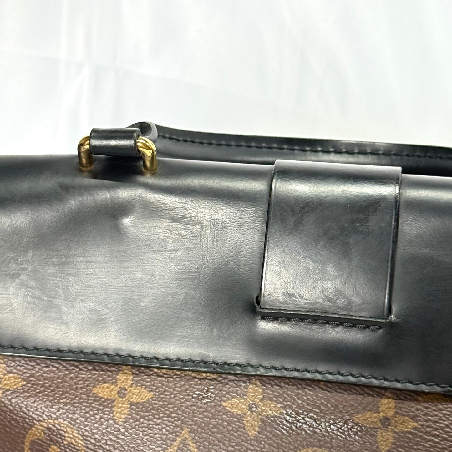 【中古B】ルイヴィトン ワンハンドル フラップバッグ MM モノグラム M43125