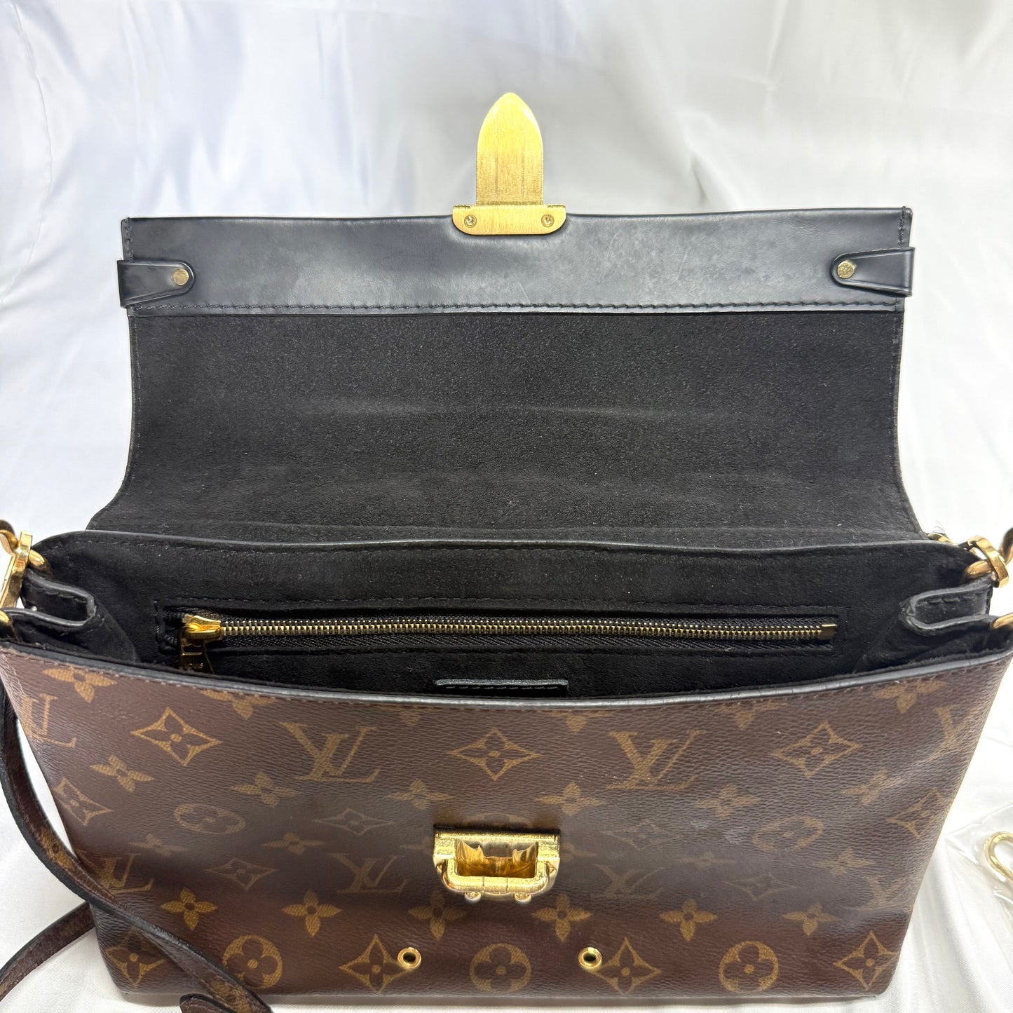 【中古B】ルイヴィトン ワンハンドル フラップバッグ MM モノグラム M43125