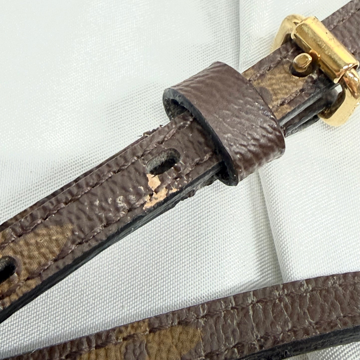 【中古B】ルイヴィトン ワンハンドル フラップバッグ MM モノグラム M43125